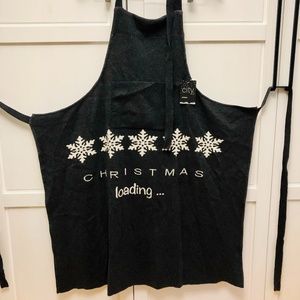 NWT City chic 100% cotton Xmas Apron